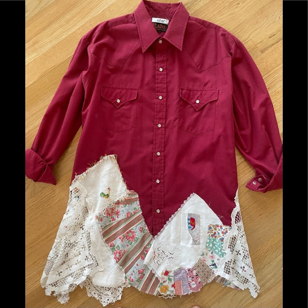 Char Vintage Western Wear Top.